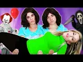 Download Lagu SURVIVING 24 HOURS in a Giant Haunted Movie - Rebecca Zamolo