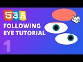 Animated Eye Tutorial - HTML CSS JS