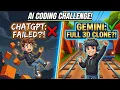 ChatGPT vs Google Gemini Can AI Actually Code a 3D Game
