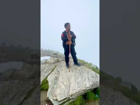 Humein to saans hi pahad mein aati hai πππ #mountains #chandrashila #trekking #mahadev #tungnath