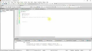 Arithmetic operations in C