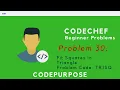 Problem 30 Fit Squares in Triangle TRISQ CodeChef Beginner C