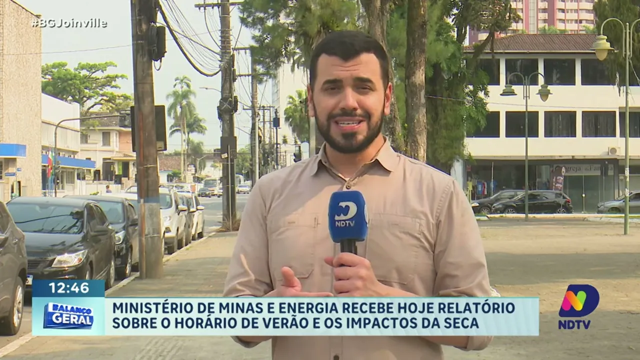 Ministério de Minas e Energia recebe hoje o relatório sobre o horário de verão e os impactos da seca