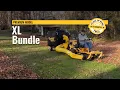 Cyclone Rake XL Bundle Complete Leaf Vacuum Package - Everything Included