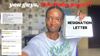 How I made over 300K from YouTube |Quitting My Job to Trade Full- Time? Tips and Tricks to grow URS