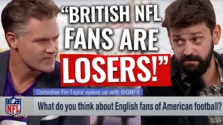 most awkward morning tv appearance ever fin taylor on good morning football