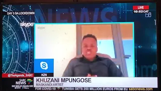khuzani interview at sabc news