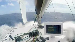 The First Time We’ve Turned Back. 35+ Knots Wind on the nose! Ep.158