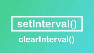 JavaScript Tutorial setInterval clearInterval