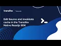 React Localization with Transifex Native Edit and Invalidate Cache