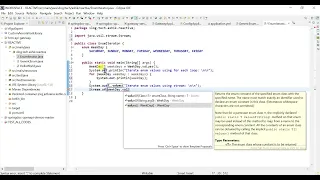 Different ways to iterate over the enum values in java