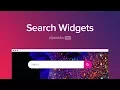 Introducing The Search Widget
