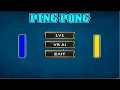 The Simple 2D Ping Pong Games made using unity Game Engine