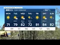 Mid-week storm brings breezes rain chances cooler weather