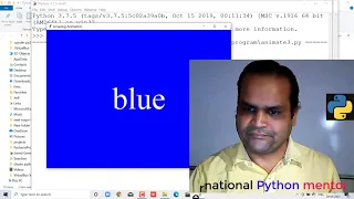 Python - tkinter Background Color Animation With Color Names in Millisecond Amazing Animation
