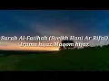 Download Lagu Surah Al-Fatihah (Syaikh Hani Ar Rifai) Irama Hijaz / Maqom Hijaz
