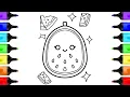Coloring Squishmallows Wanda The Watermelon Squishmallows Plush Toys Coloring Pages Art