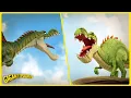 Download Lagu Nieuwe Dino in de Stad! 🦖 Kan Giganto de gemene Spinosaurus stoppen? | Gigantosaurus Actie Showdown