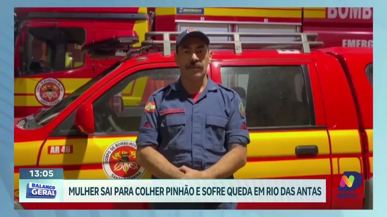 Mulher de 54 Anos Fica Gravemente Ferida Após Cair em Ribanceira em Rio das Antas