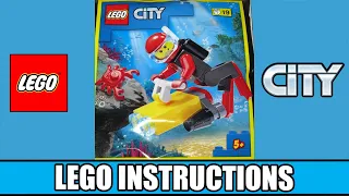LEGO Instructions | LEGO CIty | 952107 | Diver and Crab (LEGO Magazine)