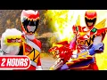 Lagu Red Ranger Unlocks SUPER T-Rex Battlizer | Power Rangers Dino Super Charge | Full Episodes 6 to 10