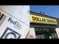 where is a FedEx drop off box Dollar General