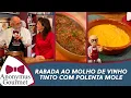 Download Lagu Rabada ao Molho de Vinho Tinto e Polenta Mole  - Anonymus Gourmet - programa completo - 28/08/2021