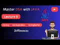 Java Strings Explained String vs StringBuffer vs StringBuilder Lecture 9