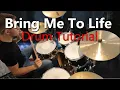 Download Lagu Bring Me To Life Drum Tutorial - Evanescence