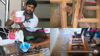Window Ki Wood Finishing... Do it yourself tutorial | Nerolac ICRO Water-Based PU ke saath