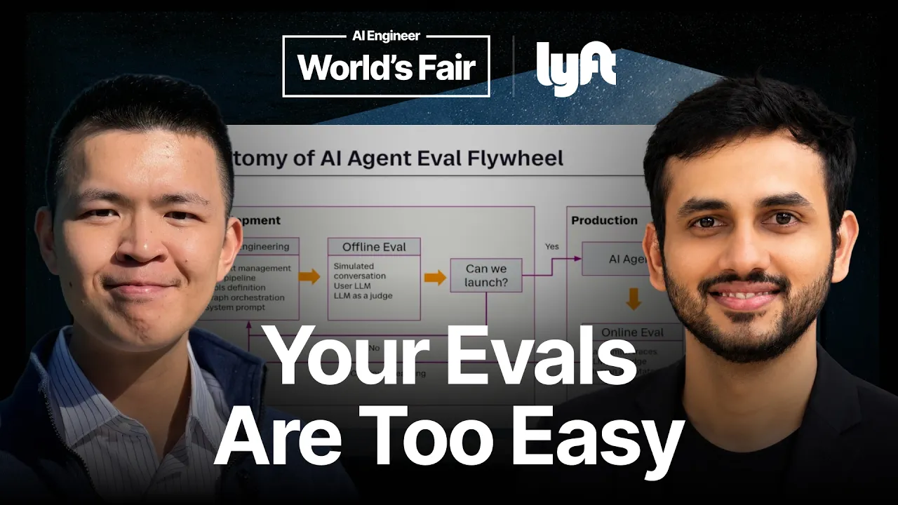 Build Evals That Actually Matter - Nick Ung & Akshay Sharma, Lyft: video thumbnail