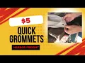 How To Install Tarp Grommets - 5 Harbor Freight Tool Kit