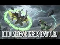 Lagu DUO! Mega Pinsir DESTROYED by Mega Tyranitar ROCK POWER!