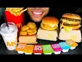 ASMR MCDONALD S CHICKEN NUGGETS MUKBANG OREO MCFLURRY FILLET FISH BIG MAC FRIES EATING SHOW SOUNDS