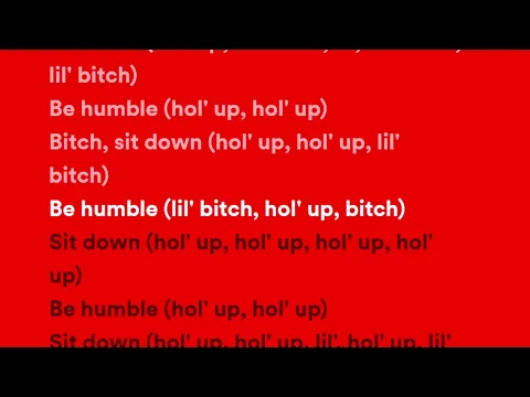 Download MP3 Kendrick Lamar - HUMBLE. (Lyrics)