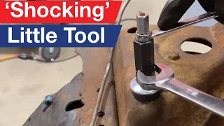 How to remove install a shock absorber with this special tool