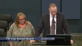 City School Board - August 11 2026