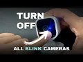 Turn Off Blue Light on Blink Camera Any Blink Camera