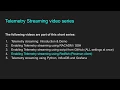 Enabling Telemetry streaming using Redfish Postman client
