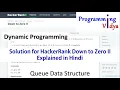 HackerRank Down to Zero II Problem Concept Queue Dynamic Programming Explained in Hindi