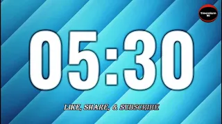 5 Minutes 30 Seconds Countdown Simple Timer Five and Half Minute Five Min Thirty Seconds