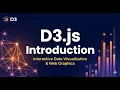 D3 js Tutorial for Beginners D3 js Introduction Data Visualization with JavaScript