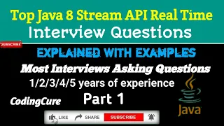 Master Java 8 Stream API HashMap Real-World Examples 2025 Hands-On Tutorial Part-1