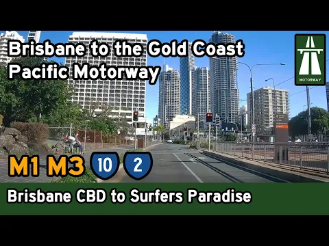 Download MP3 Driving from the Brisbane CBD to Surfers Paradise (Gold Coast) – Pacific Motorway [4K]