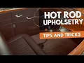 1932 Ford Roadster seat build and upholstery tip for the DIY guys