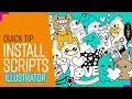 How to install Illustrator Scripts Quickly