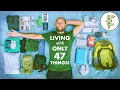 EXTREME Minimalist Living With ONLY 47 Possessions
