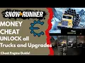 SnowRunner All Trucks Upgrades Unlock Money Cheat Step-by-Step