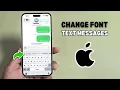 How to Change iMessage font on iPhone