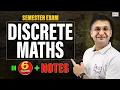 Complete DM Discrete Maths in one shot Semester Exam Hindi